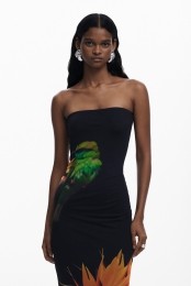Straplessjurk-BLACK-XL
