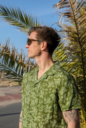 KultivateKorteMouwOverhemdSTParaisoGroenXL