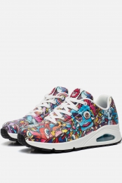 SkechersUnoVexxColorDoodleSneakersrood