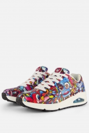 SkechersVexxUnoColorDoodleSneakerszwart