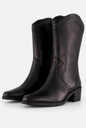 TamarisCowboylaarzenzwartLeer