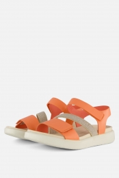 EccoFlowtWSandalenoranjeLeer