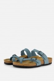 BirkenstockMayariKidsSlippersblauwNubuck