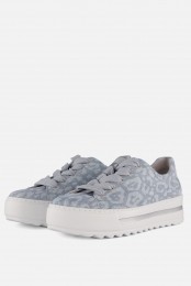 GaborSneakersblauwLeer