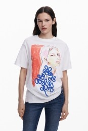 BloemengezichtT-shirt