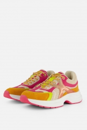 MexxLoyceSneakersoranjeTextiel