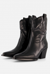 LineaZetaCowboylaarzenzwartLeer