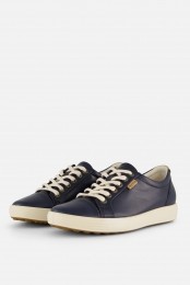 EccoSoft7WSneakersblauwLeer