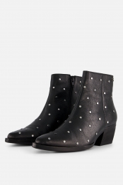 LazamaniCowboylaarzenzwartLeer