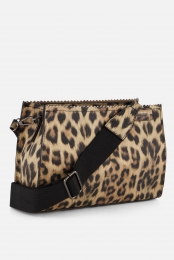 ZEBRASchoudertasbruinImitatieleer