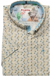 RichFridaybyJupiterOverhemdKortemouwgroen