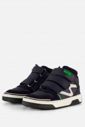 Develabsneakersmetklittenbandblauw