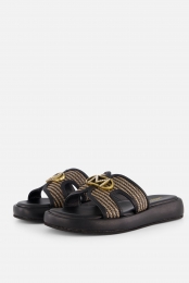 MexxRamiPachaSlipperszwartSynthetisch