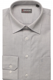 JupiterOverhemdgrijsFaux-uni