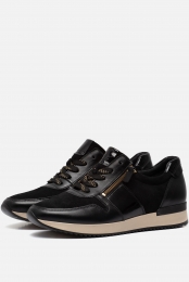 GaborSneakerszwartLeer