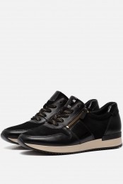 GaborSneakerszwartLeer
