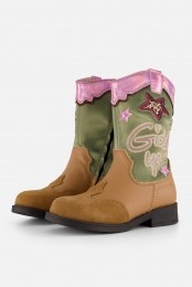 ShoesmeGiddyUpLaarzencognacLeer