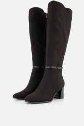 TamarisHogelaarzenzwartImitatiesuede
