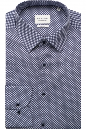 ETERNAOverhemdblauwBedrukt