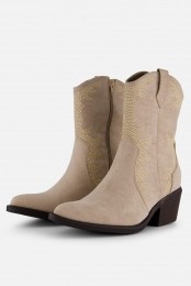 AnnRocksCowboylaarzenbeigeSynthetisch