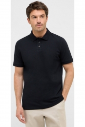 ETERNAPoloshirtKortemouwzwart
