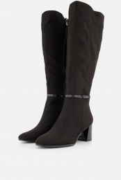 TamarisHogelaarzenzwartImitatiesuede