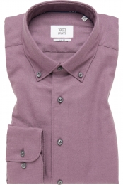 ETERNA1863FlanellenOverhemdlilaEffen