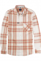 OLYMPCasualFlanellenOverhemdroodRuit