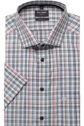 OLYMPLuxorOverhemdKortemouwlichtroos