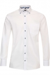 CasaModaOverhemdwitFaux-uni