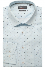 JupiterOverhemdlichtblauwMotief