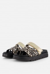 MarcoTozziLeopardSandalenbruinSynthetisch