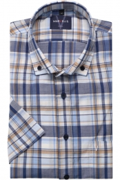 MarvelisCasualOverhemdKortemouwnatuurlijk