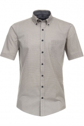 CasaModaCasualOverhemdKortemouwgeel