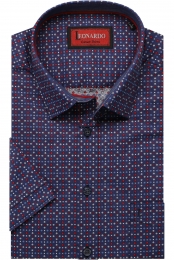 LeonardobyJupiterCasualOverhemdKortemouwrood