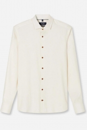 OLYMPSIGNATURECasualFlanellenOverhemdwitEffen