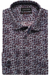 JupiterOverhemdbordeauxMotief