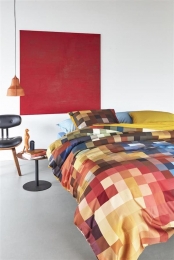 BeddinghouseDutchDesignPixeldekbedovertrekMulti