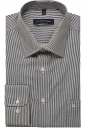 CasaModaOverhemdzwartGestreept