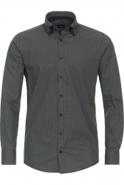 VentiOverhemdblauwBedrukt