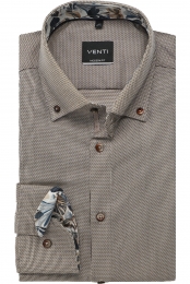 VentiOverhemdbruinFaux-uni