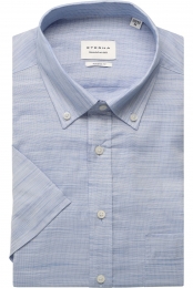 ETERNAOverhemdKortemouwhemelsblauw