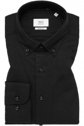 ETERNA1863FlanellenOverhemdgrijsEffen