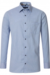 CasaModaOverhemdblauwFaux-uni