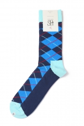HappySocksArgylesokken-turquoise