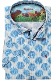 RichFridaybyJupiterOverhemdKortemouwblauw