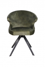 EetkamerstoelNashvillejunglegroenvelours