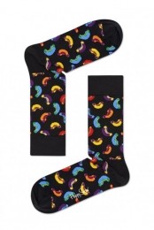 HappySocksHotdogJunkfoodSokkenZwart