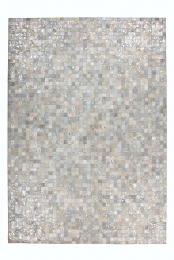 VloerkleedMetallichandgemaaktleerForteCollection