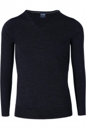 OLYMPGebreidetruiV-halsmarineEffen